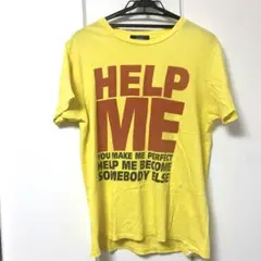 BEAMS Tシャツ イエロー HELP ME プリントのサムネイル