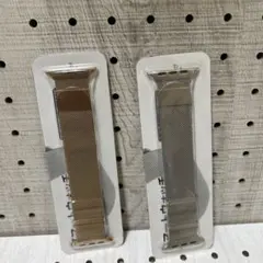 アップルウォッチ バンド 【シルバー、ゴールド2本セット】