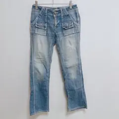 ブラッパーズ　ブーツカットデニム　ジーンズ　ライトブルー　ウエスト61