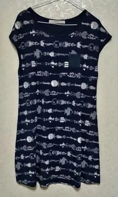 おさかな柄ワンピース