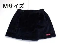 美品ホワイトビューティー巻きボアスカート黒Mサイズレディース冬の防寒対策