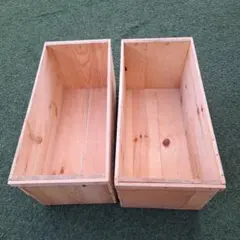 ⑤　DIY用　りんご木箱　2箱！