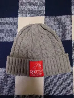 X-LARGE LittleOneグレー ニット帽 Fサイズ ベビーのサムネイル
