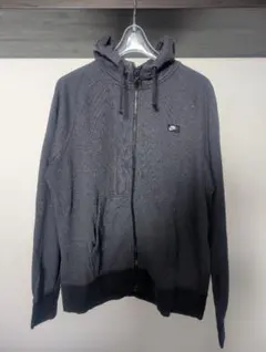 週末値下げNIKE ダークグレー フルジップパーカー XL
