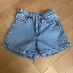 PINK LATTE デニムショートパンツ 150