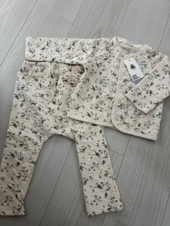 新品未使用 プチバトー petitbateau 18m 81cm セットアップ