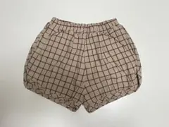 新品タグ付き！韓国こども服 guno. チェック ショートパンツ