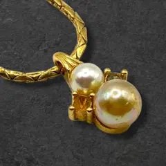 Christian Dior ディオール パール ネックレス ゴールド 1162