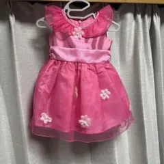 1480円‼️キッズ ベビードレス ピンク 80