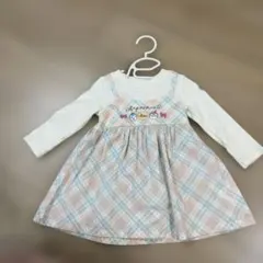 アンパンマン　長袖　ワンピース 90