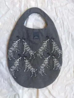 ミナペルホネン エッグバッグ　wolf &flower ミナペルホネンegg bag ミナペルホネンwolf&flower egg bag ミナ