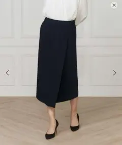 未使用級✨ソージュ ストレッチファインロングタイトスカート ブラック