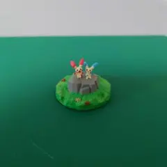 プラスル　マイナン　立体ポケモン図鑑 フィギュア