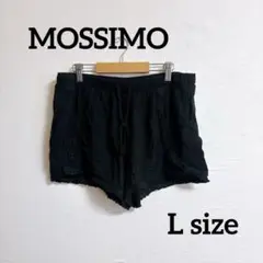 即日発送‼︎MOSSIMO【L】ブラック フリルショートパンツ 綿