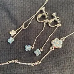 【新品・未使用】3点セットクレージュ　ネックレス　ブレスレット