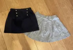 PETIT BATEAU128cmスカート2枚セット