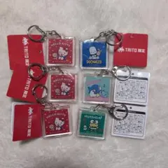 サンリオキャラクターズ アクリルキーホルダー 　4種　6点セット