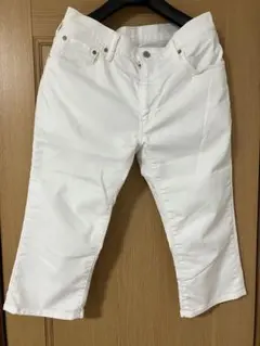 LEVI'S 551 ホワイト クロップドパンツ ※ショートパンツです
