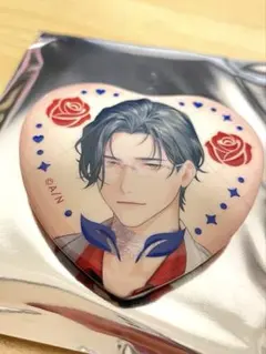 にじさんじ Rose Valentine ハート型缶バッジ 五木左京