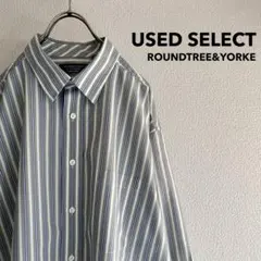 古着 “ROUNDTREE&YORKE”Stripe L/S Shirt