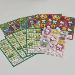 サンリオ 9枚セット けろけろけろっぴ ハローキティ ステッカーシート シール
