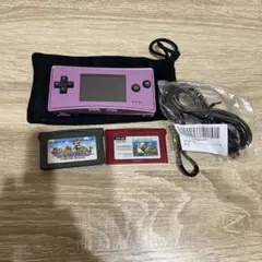 任天堂 ゲームボーイミクロ 本体 パープル スーパーマリオブラザーズ 