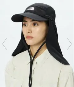 THE NORTH FACE サンシェードキャップ ブラック L88 - メルカリ