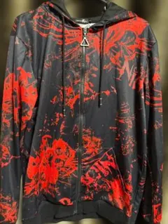 NIER CLOTHING ジップアップパーカー 彼岸花