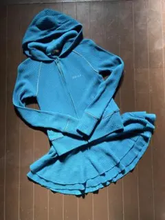 LB-03/リブ編みスカートセットアップ/ F