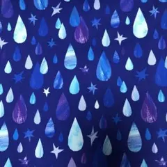 #XmasセールNo.274 レインドロップ オックス 約50×50