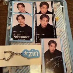 陣 ZIN ラバーキーホルダー フォトカード