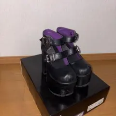 YOSUKE 厚底パンプス ブラック 24.5cm ヨースケのサムネイル