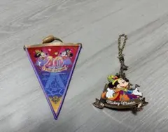 東京ディズニーリゾート 40周年 ミッキー キーホルダー　ガーランド　2点セット