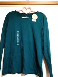 ２点セット　タグ付新品　LサイズＴシャツ＆カットソー　コットン素材
