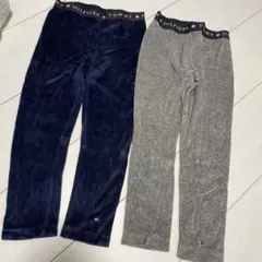 トミーヒルフィガー　ベロアレギンス2枚セット