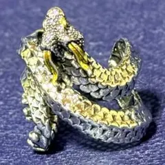 スネーク リング 蛇 龍 ドラゴン フリーサイズ 小物 竜 金運 お守り 厄除けのサムネイル