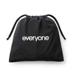 everyone ナイロントートバッグ 黒 everyone nylon big shoulder bag (BLACK) | everyone