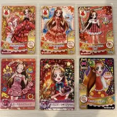 DCDプリキュアカード　円亜久里（キュアエース）　６枚セット