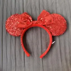 【美品】ディズニーカチューシャ　ミニーちゃん