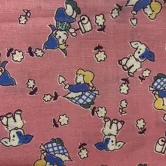 レア 希少 USAコットン 30's 復刻　可愛い子ども柄