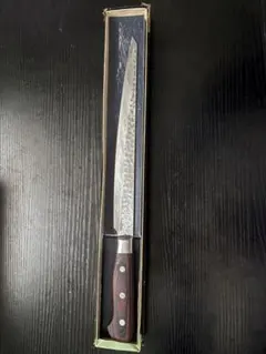 【筋引】VG-10 ダマスカス 包丁 槌目 日本製 箱付き
