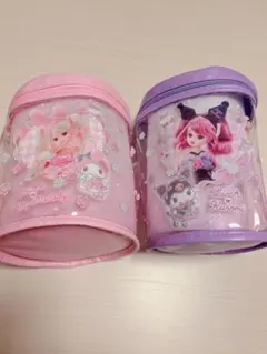 リカちゃん マイメロ クロミ コラボ おめかし クリア バニティポーチ