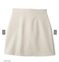 GRL インパン裏地付き台形ミニスカート[at1753] アイボリー