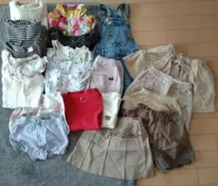 女の子　まとめ売り　80センチ〜100センチ ベビー服 20点まとめ売り　福袋