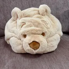 【値下げしました】ディズニー　プーさん　ファンキャップ　もこもこ