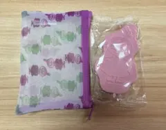 GLOW特別付録ムーミン リトルミイ頭皮マッサージブラシ＆メッシュポーチ