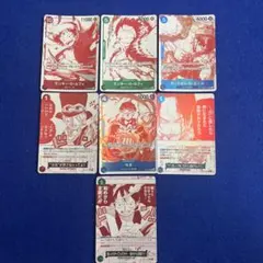 ワンピースカード トレジャーキャンペーンプロモ 7種コンプリートセット