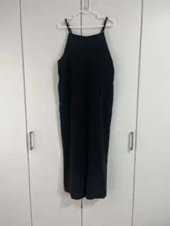 ユニクロ　ドレープキャミソールサロペット　ブラック