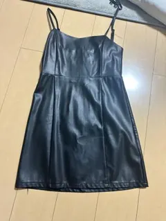レザーキャミワンピース