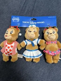 カントリーベアシアター　サンボネッツ　ぬいぐるみバッジ